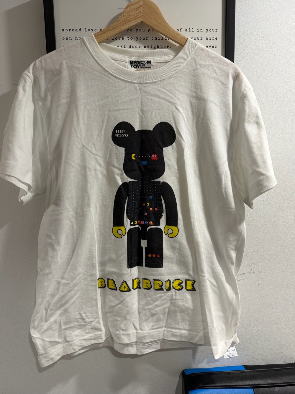 White Bearbrick Graphic Short Sleeve Tee